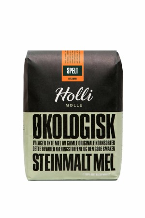 Spelt helkorn, 1 kg, økologisk, Holli Mølle