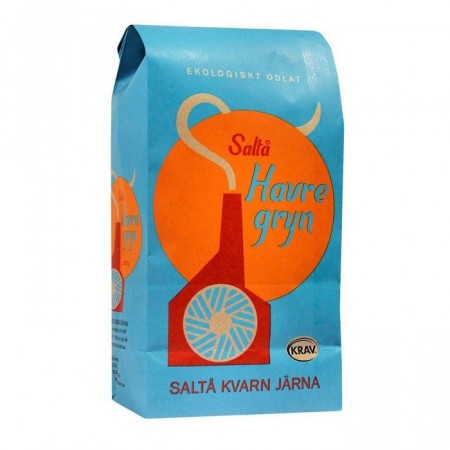 SALTÅ KVARN HAVREGRYN ØKO, 1 kg