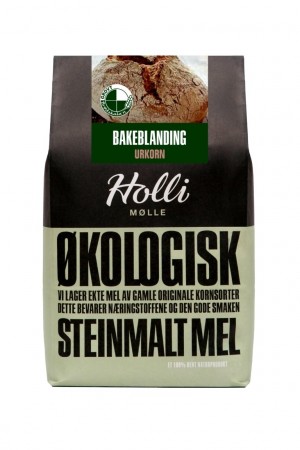 Urkorn bakeblanding, 1 kg, økologisk, Holli Mølle