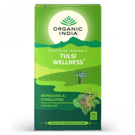 Tulsi Wellness, økologiske te fra ORGANIC INDIA , teposer