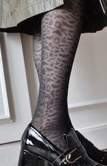 Swedish Stockings Emma Leopard 60den (brun)