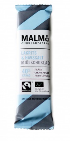 Mini sjokolade med Lakris og havsalt
