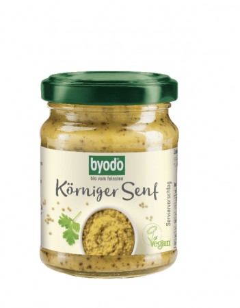Sennep grov, 125 ml, økologisk, Byodo (BF: 28.04.26)
