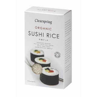 Sushi ris, økologisk fra Clearspring, 500 g