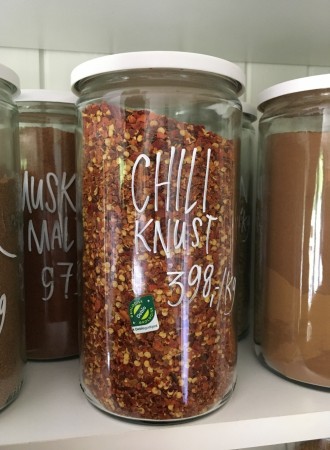 Chili knust/flak økologisk 100g