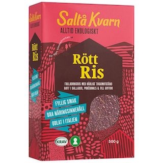 Rød Ris, økologisk fra Saltå Kvarn, 500g