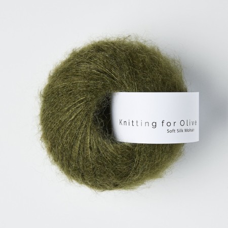 soft silk mohair - skifergrøn, knitting for olive