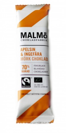 Mini sjokolade med appelsin & ingefær