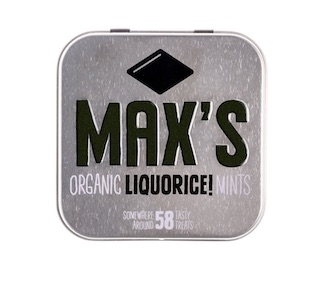 Lakris pastiller,  økologisk fra Max`s Mint, 35g, vegansk
