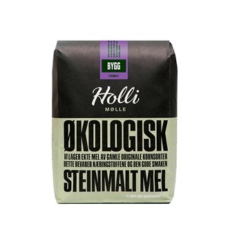 Bygg finmalt 1 kg, økologisk Holli mølle