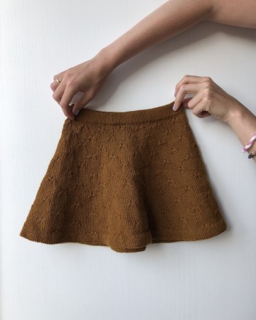 Petite Knit - Løvetannskjørt