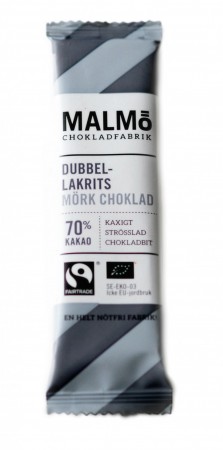 Mini sjokolade med dobbel lakris