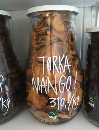 Tørka mango, økologisk 250g