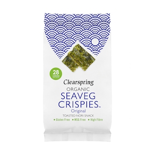 Clearspring økologisk ristet nori snack 5g