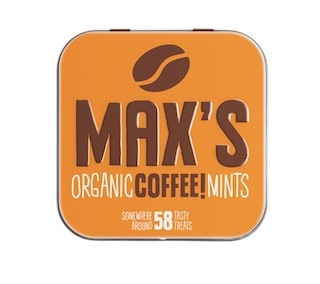 Kaffe pastiller,  økologisk fra Max`s Mint, 35g, vegansk
