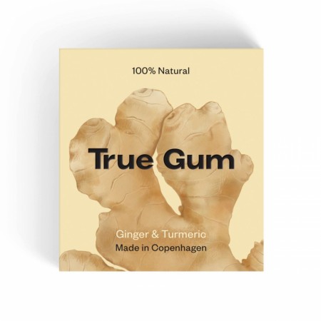 Tyggegummi fra True Gum - Ginger & Turmeric (BF: 20.11.23)