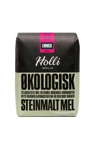 Emmer fin sammalt, 1 kg, økologisk, Holli Mølle