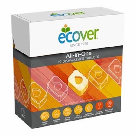 Ecover all-in-one dishwasher tablets 22 tab