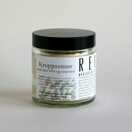 Rein Hudpleie, kroppssmør med rose og aloe vera (datovare)