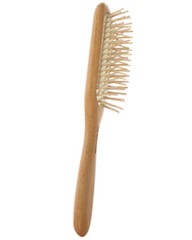 Smal hårbørste med trepinner 