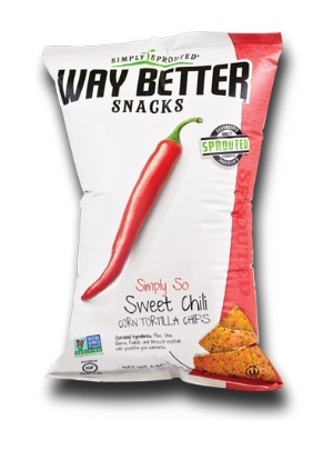 WAY BETTER SNACKS TORTILLA CHIPS SWEET CHILLI GLUTENFRI (Datovare 06.05.20)