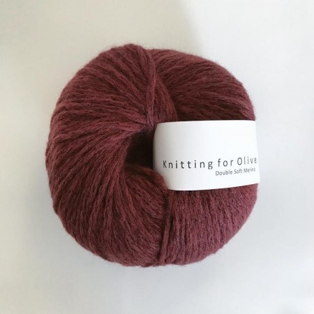 Double Soft Merino - Vinrød/ Claret