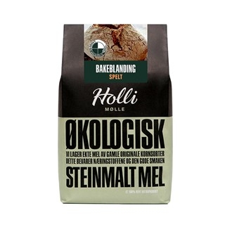 Spelt bakeblanding 1 kg, økologisk Holli Mølle
