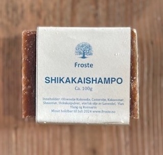 Shikakai-sjampo/shampoobar fra Froste Naturprodukter