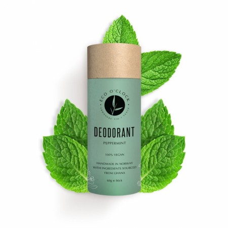 Eco O´Clock Vegansk, plastfri og norskprodusert deodorant - Peppermynte