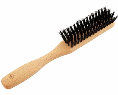 Hårbørste, sort naturbust
