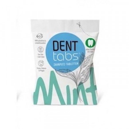 Denttabs tannkrempiller uten fluorid - 125 stk.