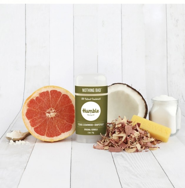Humble Deodorant - texas cedarwood & grapefruit  ingredienser